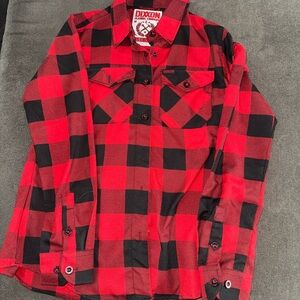 DIXXON Redrum Checkered Flannel Shirt
